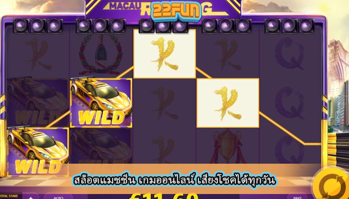 สล็อตแมชชีน เกมออนไลน์ เสี่ยงโชคได้ทุกวัน
