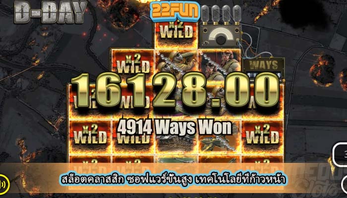 สล็อตคลาสสิก ซอฟแวร์ขั้นสูง เทคโนโลยีที่ก้าวหน้า