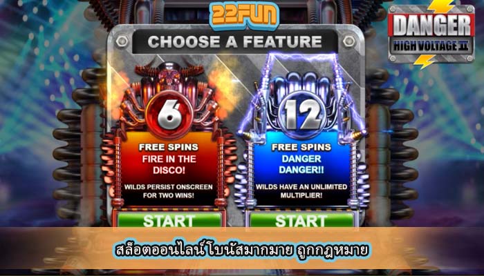 สล็อตออนไลน์ โบนัสมากมาย ถูกกฎหมาย